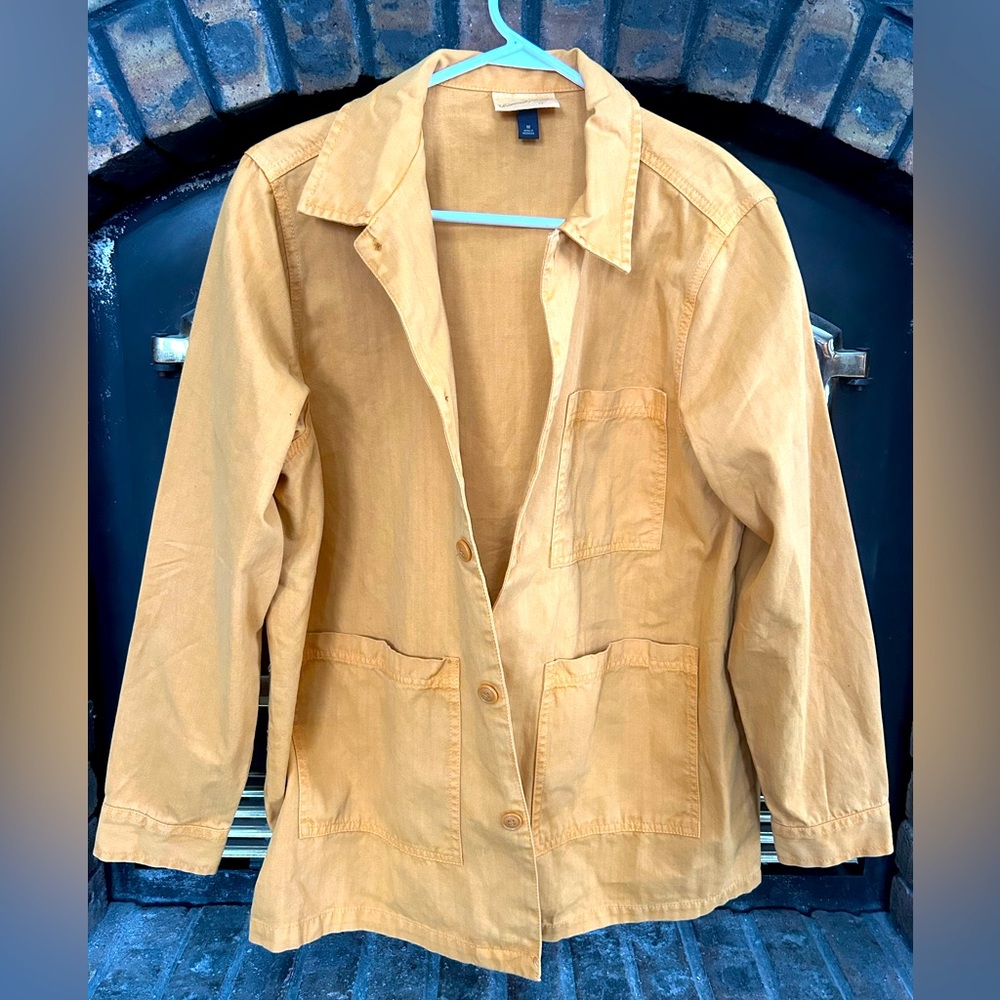 Brand new yellow jean jacket